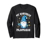 My Hanukkah Pajamakah Gnome Festive Long Sleeve T-Shirt