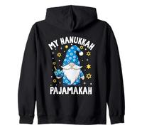 My Hanukkah Pajamakah Gnome Festive Zip Hoodie