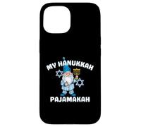 My Hanukkah Pajamakah Gnome Menorah Star of David Fun Case for iPhone 15