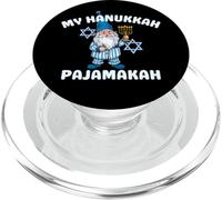 My Hanukkah Pajamakah Gnome Menorah Star of David Fun PopSockets PopGrip for MagSafe