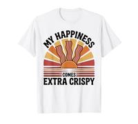 My Happiness Comes Extra Crispy Bacon Funny T-Shirt