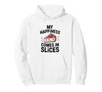 My Happiness Comes In Slices Funny Cheesecake Pullover Hoodie