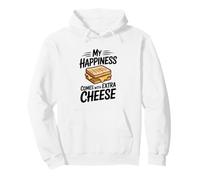 My Happiness Comes With Extra Cheese Grilled Cheese Funny Pullover Hoodie
