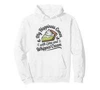 My Happiness Comes With Lime And Whipped Cream Key Lime Pie Pullover Hoodie