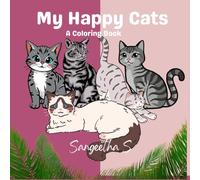 My Happy Cats: A Coloring book