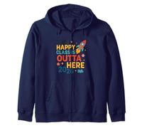 My Happy Class of 2026 Is Blasting Off Into a Bright Future Zip Hoodie