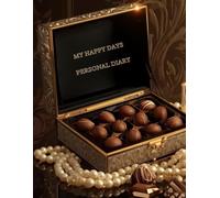 My Happy Days: Vintage Notebook with Elegant Chocolate Design, 8.5X11 inch, 100 Lined Pages. Perfect Gift for Women Day. (Vintage Premium Selection)
