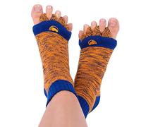 My Happy Feet The Original Foot Alignment Socks ORANGE/BLUE L