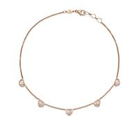 My Happy Hearts Necklace In Ethical 18ct Rose Gold With Diamonds