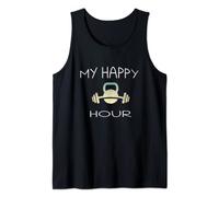 MY HAPPY HOUR w/ Barbell & Kettle Bell workout (distressed) Tank Top