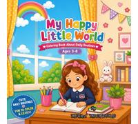 MY HAPPY LITTLE WORLD: A ColoringBook About Daily Routines