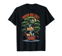 MY HAPPY PLACE BONSAI ANS CATS T-Shirt