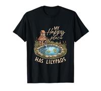 My Happy Place Has Lilypads Koi Pond Enthusiast T-Shirt
