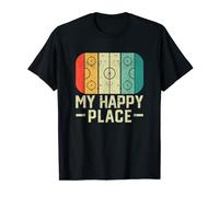 My Happy Place Ice Hockey Figure Speed Skating Rink Winter T-Shirt