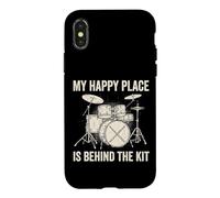 My Happy Place Is Behind The Kit Vintage Case for iPhone X/XS