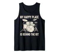 My Happy Place is Behind The Kit Vintage Tank Top