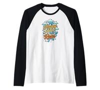 My Happy Place is the Rain - Rainy Day Lover Raglan Baseball Tee
