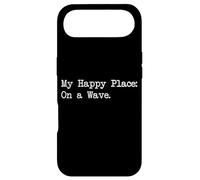 My Happy Place: On a Wave Funny Surfing Quote Case for iPhone Air