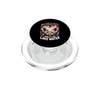 My Happy Place Smells Like Lake Water Fishing Mom Angler PopSockets PopGrip for MagSafe