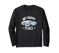 My Happy Place Swim Goggles Long Sleeve T-Shirt