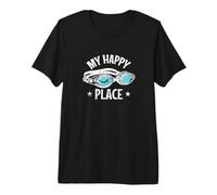 My Happy Place Swim Goggles Premium T-Shirt