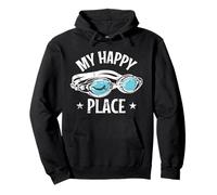 My Happy Place Swim Goggles Pullover Hoodie