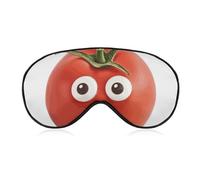 My Head Tomatoes Sleep Mask for Women Men, Breathable Soft Sleeping Mask Adjustable Eye Cover Light Blocking Eye Masks for Travel, Home, Office, Nap, Flights