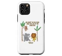 My Heart and My Flesh Sing Bible Scripture Jungle Animals Case for iPhone 11 Pro