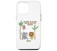 My Heart and My Flesh Sing Bible Scripture Jungle Animals Case for iPhone 12 Pro Max
