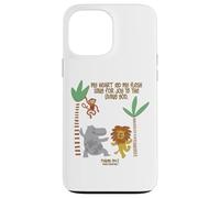 My Heart and My Flesh Sing Bible Scripture Jungle Animals Case for iPhone 13 Pro Max