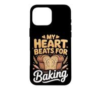 My Heart Beats for Baking Baker Sourdough Bakery Case for iPhone 16 Pro Max