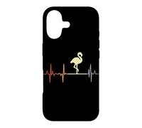 My Heart Beats for Flamingos Heart Line Case for iPhone 17