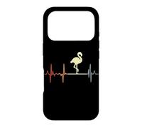 My Heart Beats for Flamingos Heart Line Case for iPhone 17 Pro