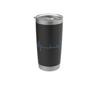 My Heart Beats for Reading Stainless Steel Insulated Tumbler