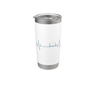 My Heart Beats for Reading Stainless Steel Insulated Tumbler