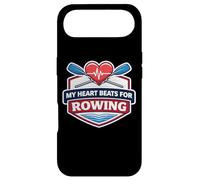 My Heart Beats For Rowing Crew Team Heartbeat Pulse Oars Case for iPhone Air