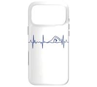 My Heart Beats for Swimming Case for iPhone 17 Pro Max