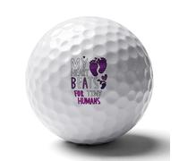 My Heart Beats For Tiny Humans Golf Balls Rubber Practice for Training for Backyard Beginner