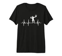 My Heart Beats for Vegan Bodybuilding Cardiogram Premium T-Shirt