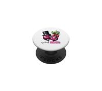 My Heart BEATS For You Cute Beet Couple Design PopSockets Adhesive PopGrip