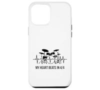 My Heart Beats In 4/4 Drummer Drum Kit Rhythm Case for iPhone 12 Pro Max