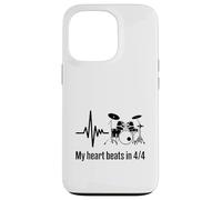 My Heart Beats In 4/4 Drummer Drum Kit Rhythm Case for iPhone 13 Pro