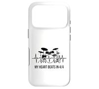 My Heart Beats In 4/4 Drummer Drum Kit Rhythm Case for iPhone 17 Pro