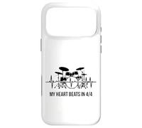 My Heart Beats In 4/4 Drummer Drum Kit Rhythm Case for iPhone 17 Pro Max