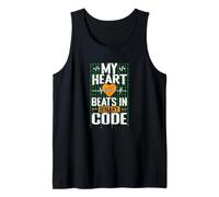 My Heart Beats in Binary Code Tank Top