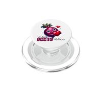 My Heart Beets Only For You Cute Beet Pun PopSockets PopGrip for MagSafe