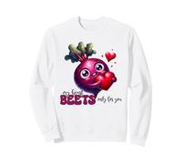 My Heart Beets Only For You Cute Beet Pun Sweatshirt