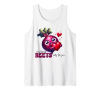 My Heart Beets Only for You Cute Beet Pun Tank Top