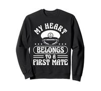 My Heart Belongs To A First Mate Wife Sweatshirt
