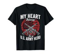 My Heart Belongs To A Hero T-Shirt